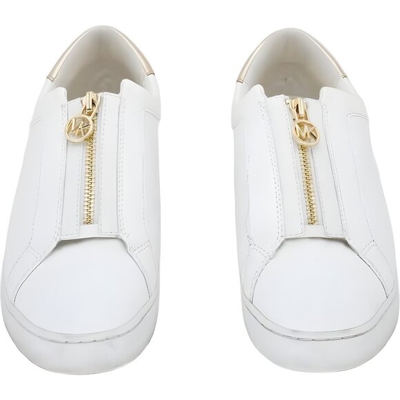 Michael Kors Keaton Zip Slip-On Sneakers Pale Gold Women's US 7.5M - Picture 5 of 6